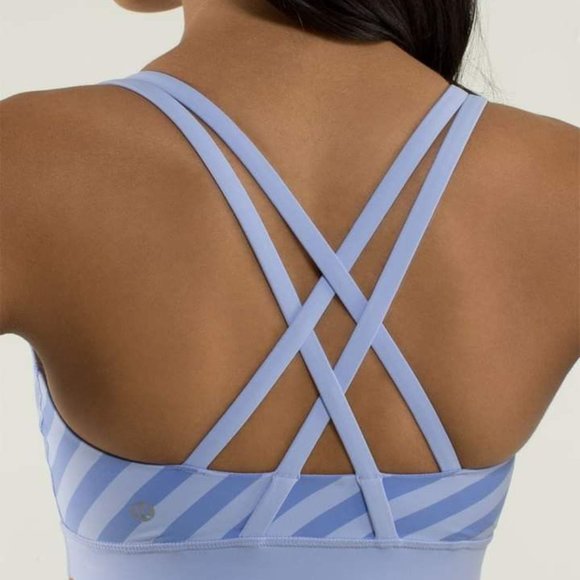 Lululemon Energy Bra Apex Stripe Lavender Dusk / Lavender Dusk - Picture 1 of 9